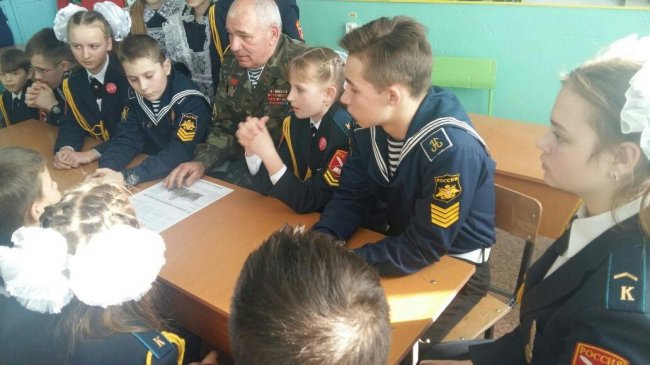 Нахимовцы Владивостока побывали в гостях у Григорьевских кадет.(ФОТО)
