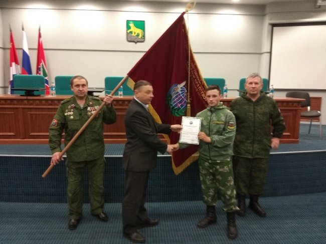 Воспитанников Находкинского спецназа наградили грамотами «Отличник патриотической и военно- спортивной подготовки».