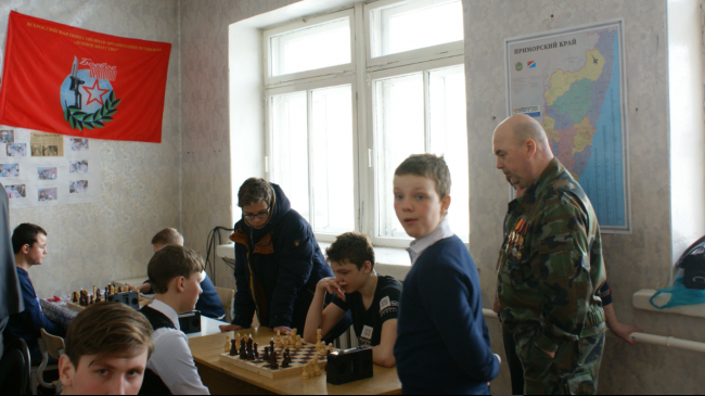 Районные шахматные состязания среди школьников