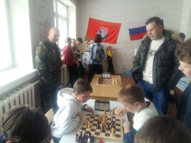 Районные шахматные состязания среди школьников