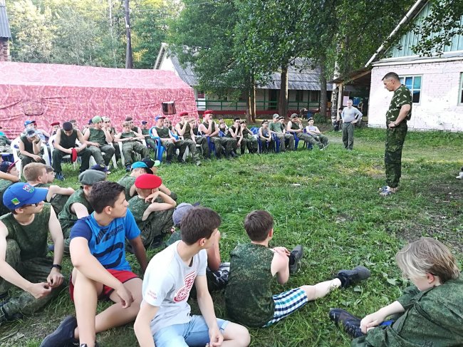 Второй день пребывания делегации молодёжного крыла Боевое Братство Приморского Края в лагере в Кирове
