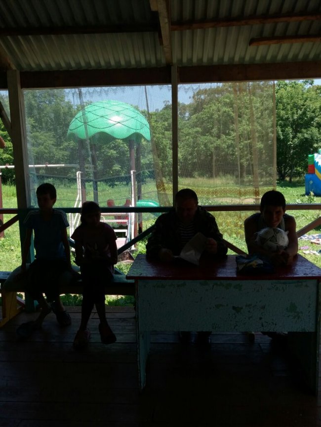 Поездка детей из школы-интерната в Лукьяновку