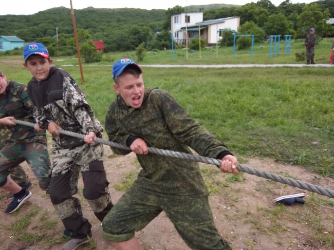 Находкинский спецназ на военно- спортивной игре "Зарница" 2018