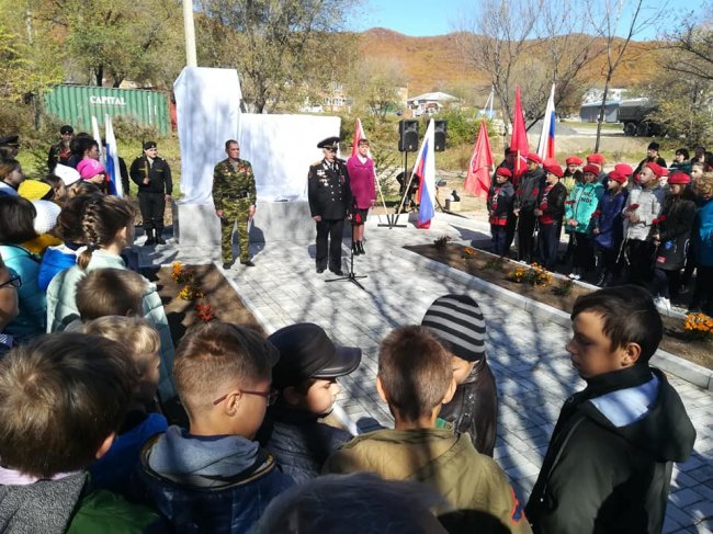 В посёлке Штыково  торжественно был открыт мемориал участникам локальных войн и военных конфликтов