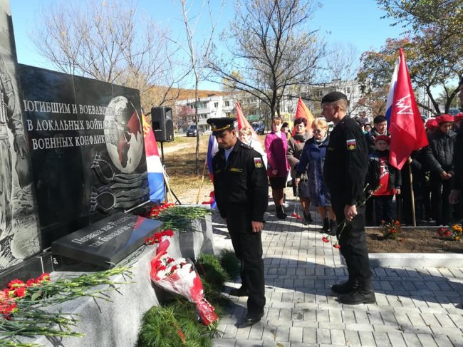 В посёлке Штыково  торжественно был открыт мемориал участникам локальных войн и военных конфликтов