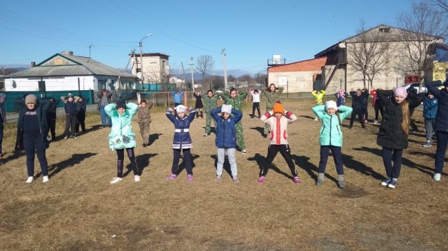 «Зарница» в школе села Новолитовск 